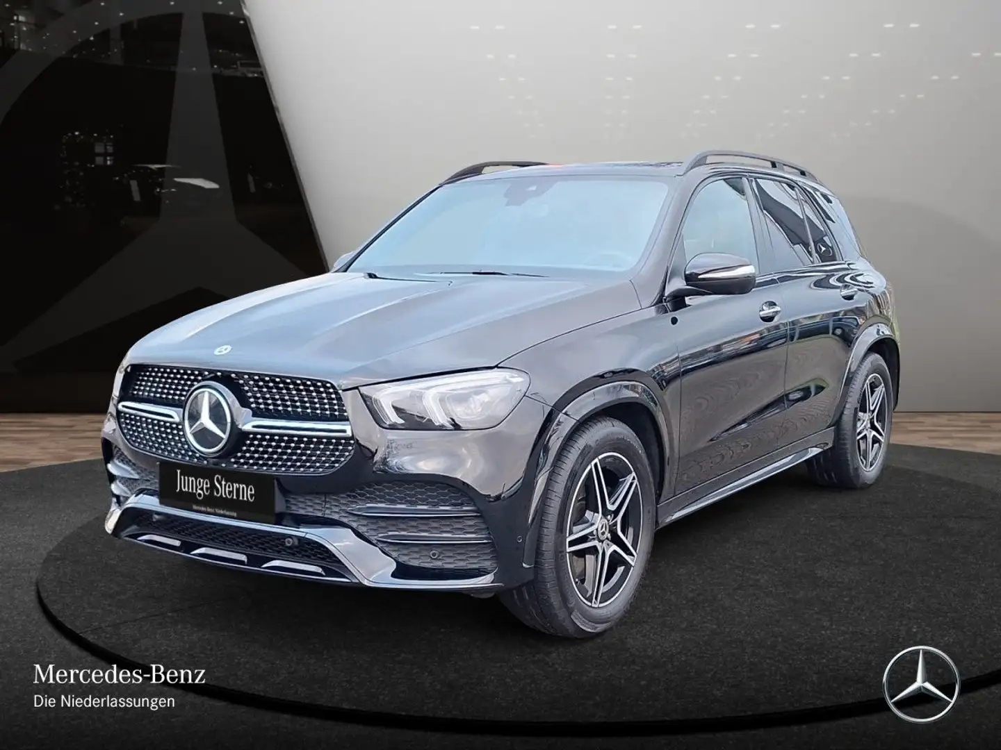 Mercedes-Benz GLE 350 de 4M AMG+NIGHT+PANO+360+LED+20"+SPUR+9G Schwarz - 2