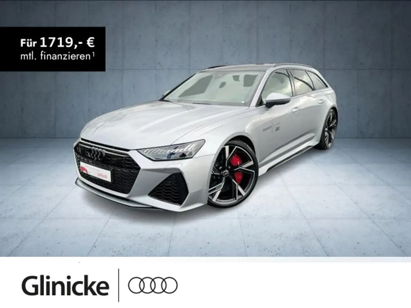 Audi RS6 RS6 StHz/Dyn+/B&Oadv/HuD/Laser/Pano/RS-Aga/Assis Silber - 1