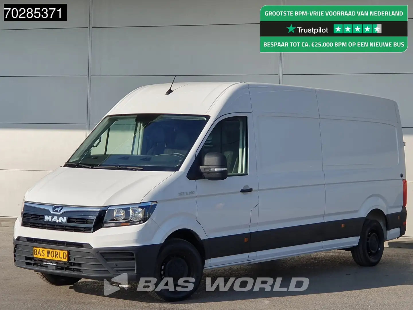 MAN TGE 3.140 Automaat L4H3 Airco Camera Parkeersensoren L Wit - 1