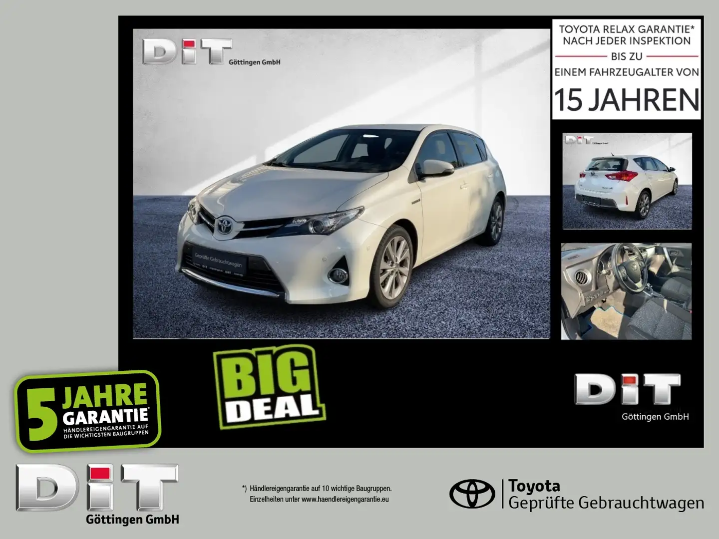 Toyota Auris 1.8 START Edition Navi+SHZ+Kam.+KeyLess+LM Biały - 1