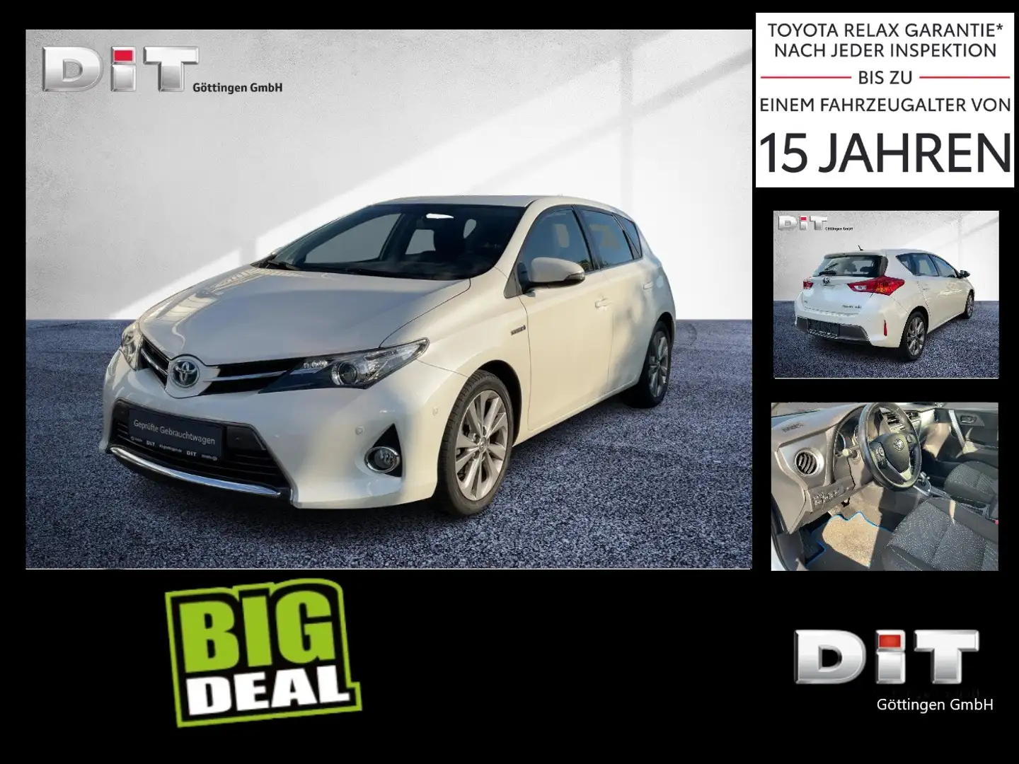 Toyota Auris 1.8 START Edition Navi+SHZ+Kam.+KeyLess+LM Белый - 2