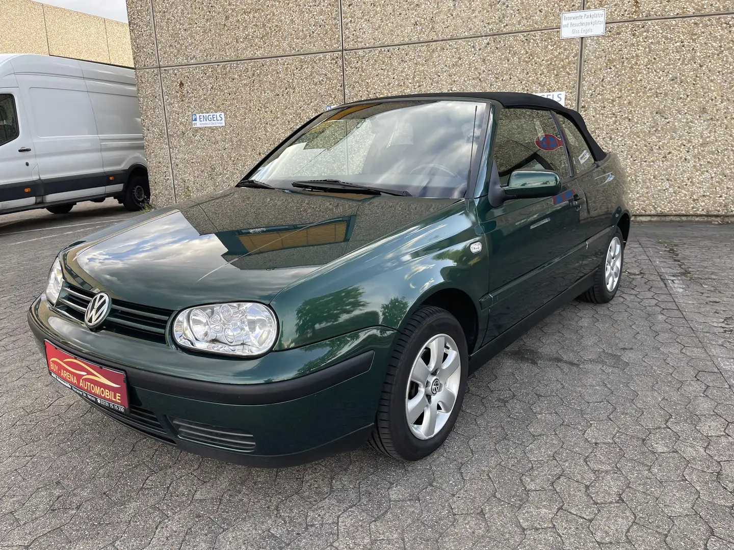 Volkswagen Golf Cabriolet Cabrio 2.0 Highline S-Heft Klima Top Gepflegt Yeşil - 2