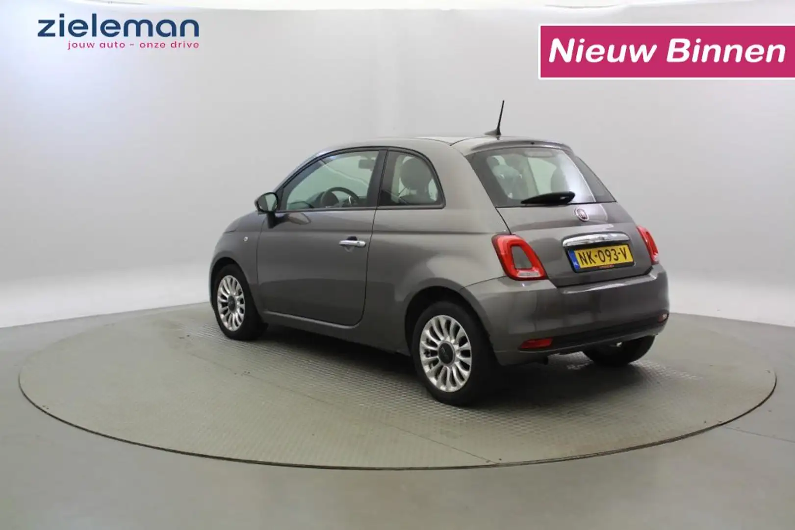 Fiat 500 0.9 TwinAir Turbo Popstar Automaat - Airco Grijs - 2