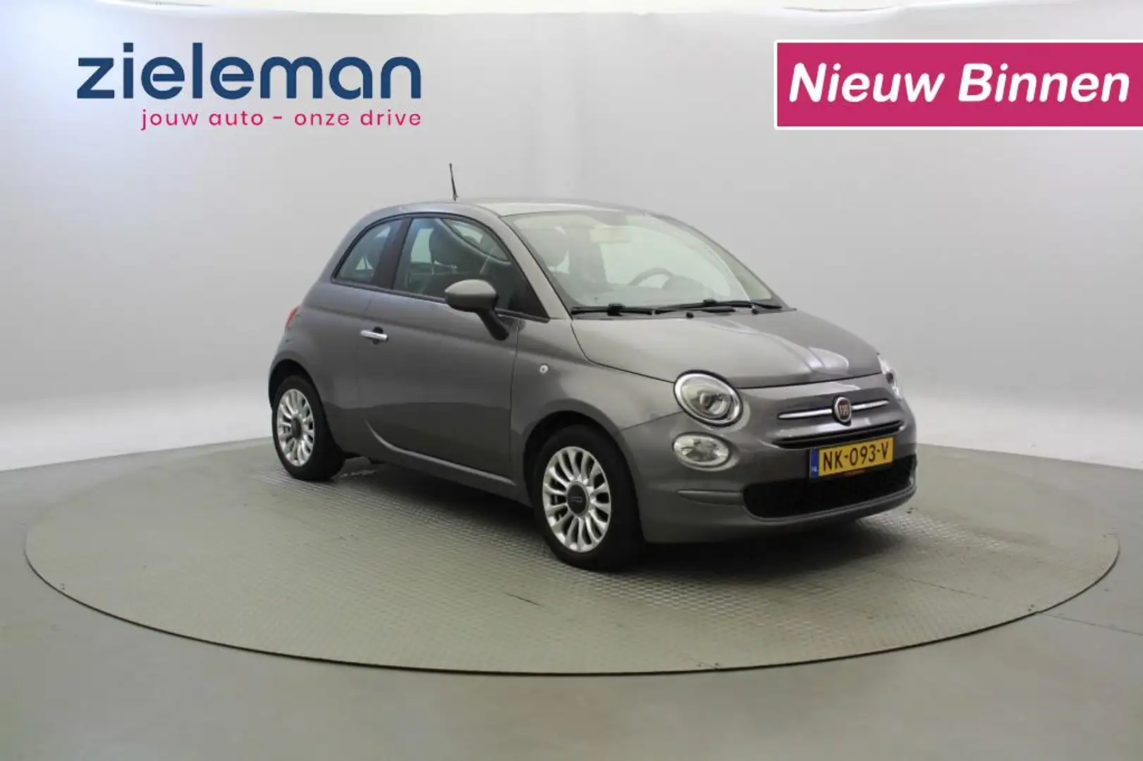 Fiat 500 0.9 TwinAir Turbo Popstar Automaat - Airco Szürke - 1
