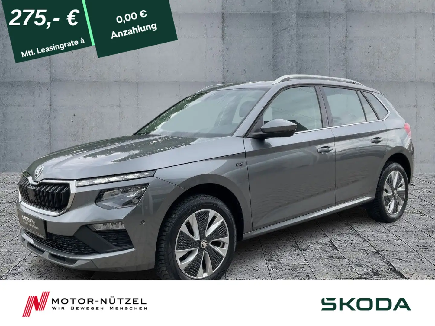 Skoda Kamiq 1.5 TSI DSG DRIVE MATRIX+NAV+AHK+SHZ+PDC+V Grau - 1