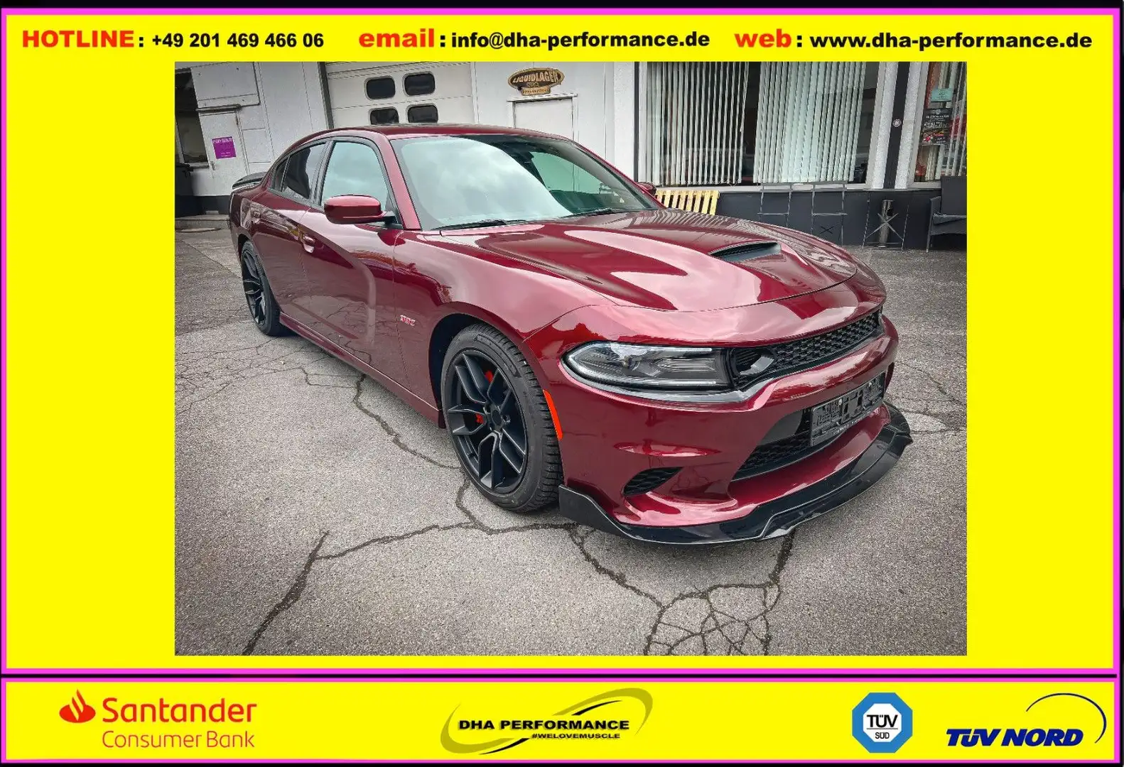 Dodge Charger 6.4 392 R/T SCAT PACK *BREMBO 4*TÜV NEU* Rot - 1
