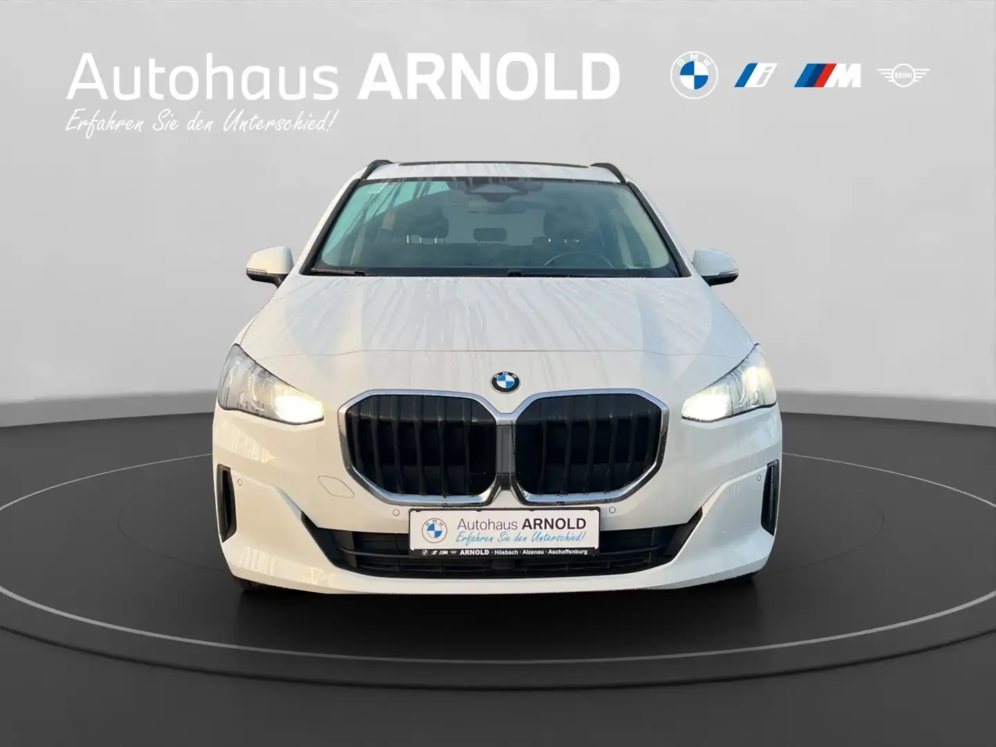 BMW 218 d Active Tourer Autom. Pano.Dach Driving Assist. P Weiß - 2