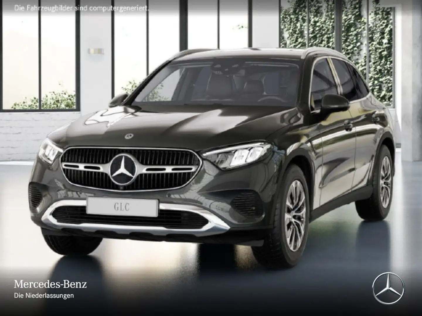 Mercedes-Benz GLC 220 d 4M AVANTG+360+AHK+LED+KEYLESS+9G Gris - 2