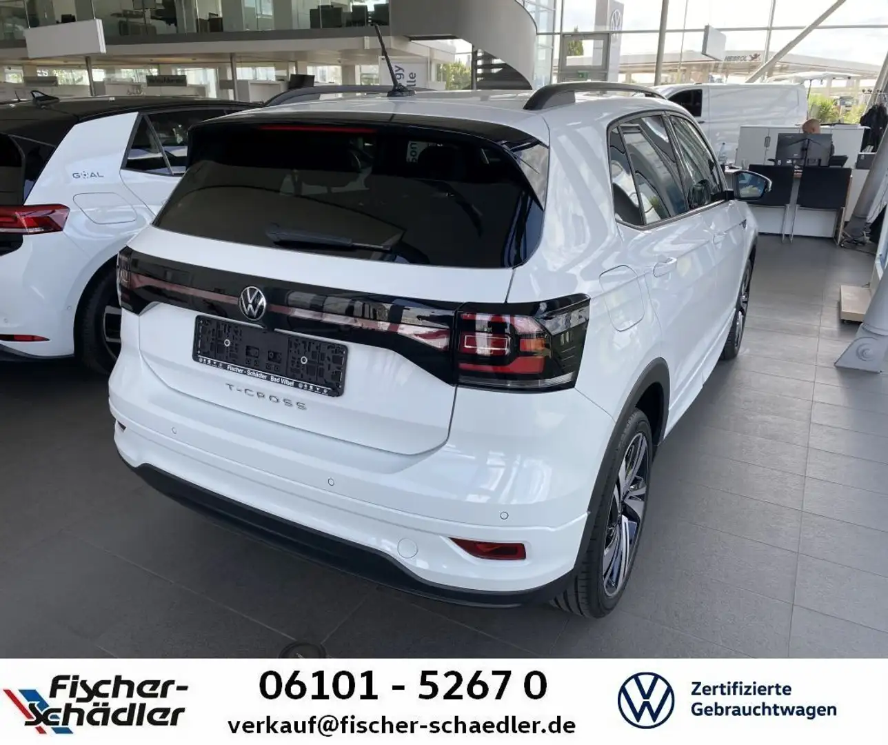 Volkswagen T-Cross R-Line 1.0TSI*DSG*RLine*Navi*LED*Dig.PRO Weiß - 2