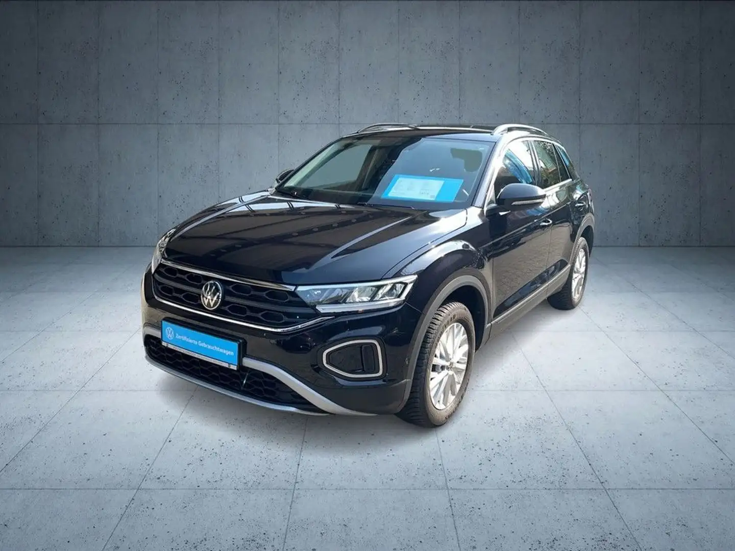 Volkswagen T-Roc 1.0 TSI Life Navi LED SHZ PDC Schwarz - 2