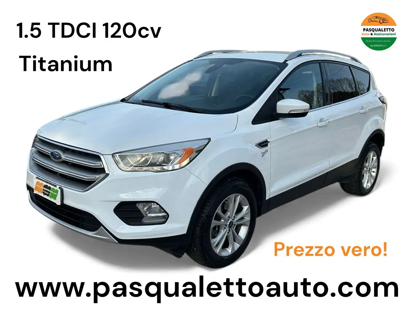 Ford Kuga Ok neo pat. Kuga 1.5 tdci Titanium Blanc - 1