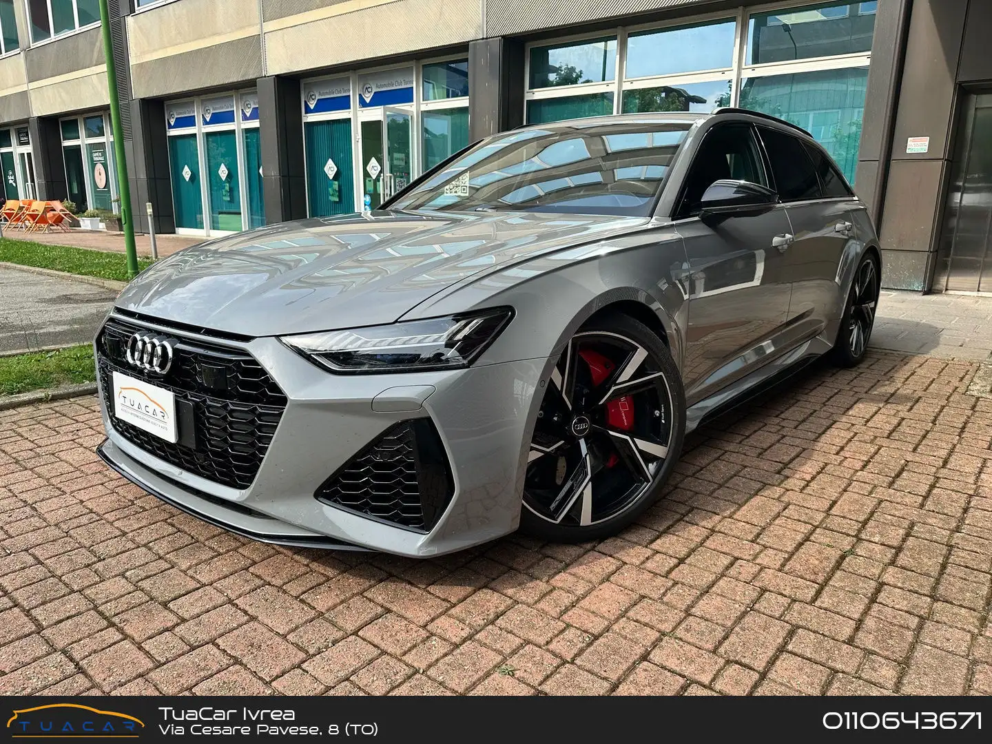 Audi RS6 4.0 TFSI MHEV Сірий - 1