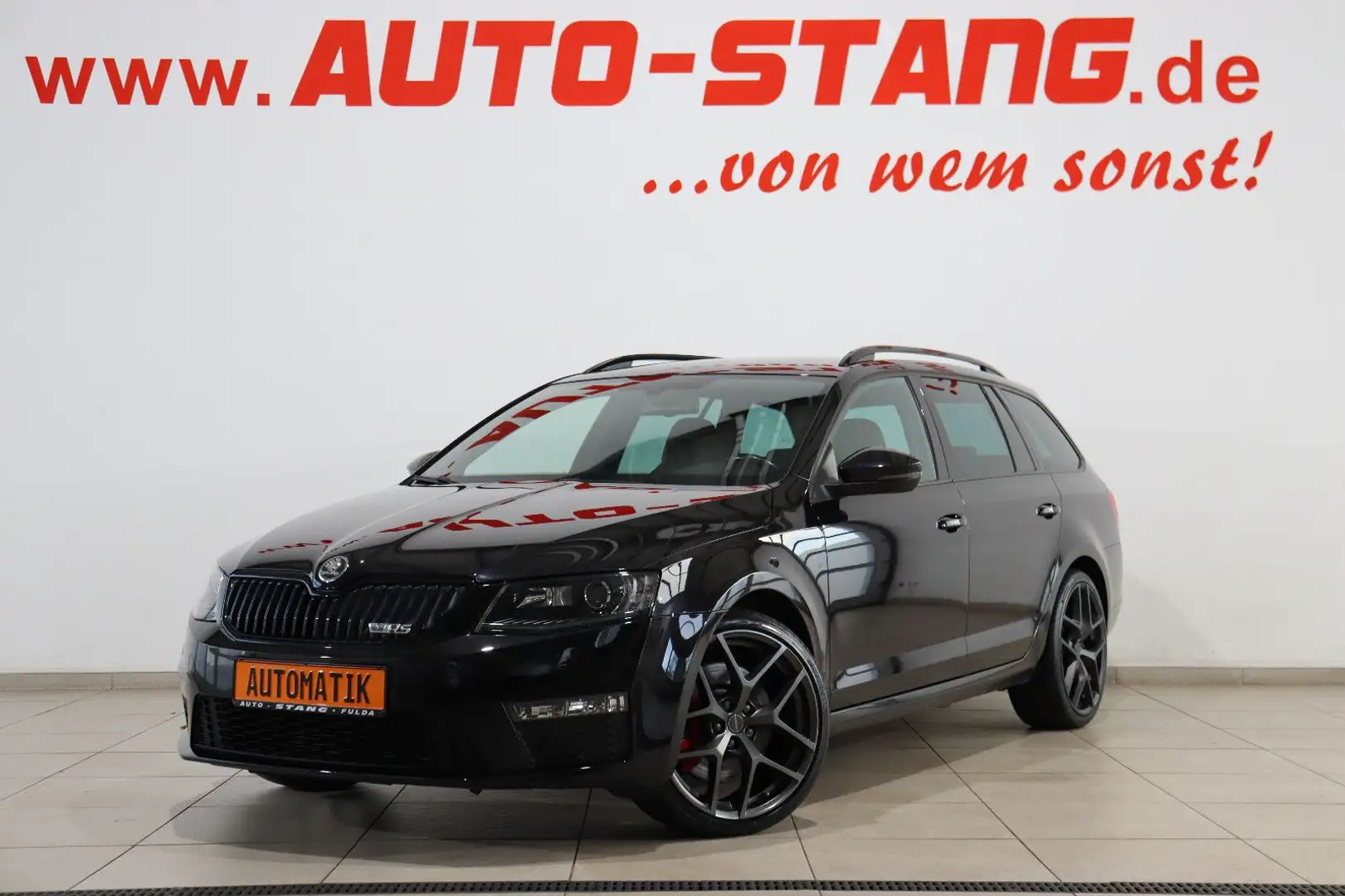 Skoda Octavia Combi RS*SCHECKHEFT+19"LMF+TEILLEDER** Schwarz - 1