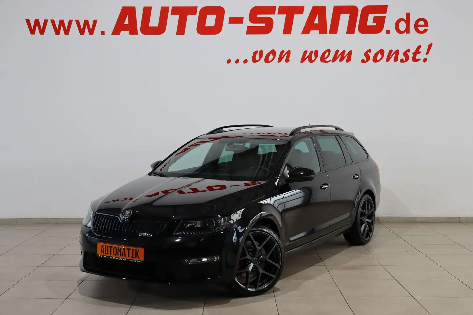 Skoda Octavia Combi RS*SCHECKHEFT+19"LMF+TEILLEDER** Schwarz - 2