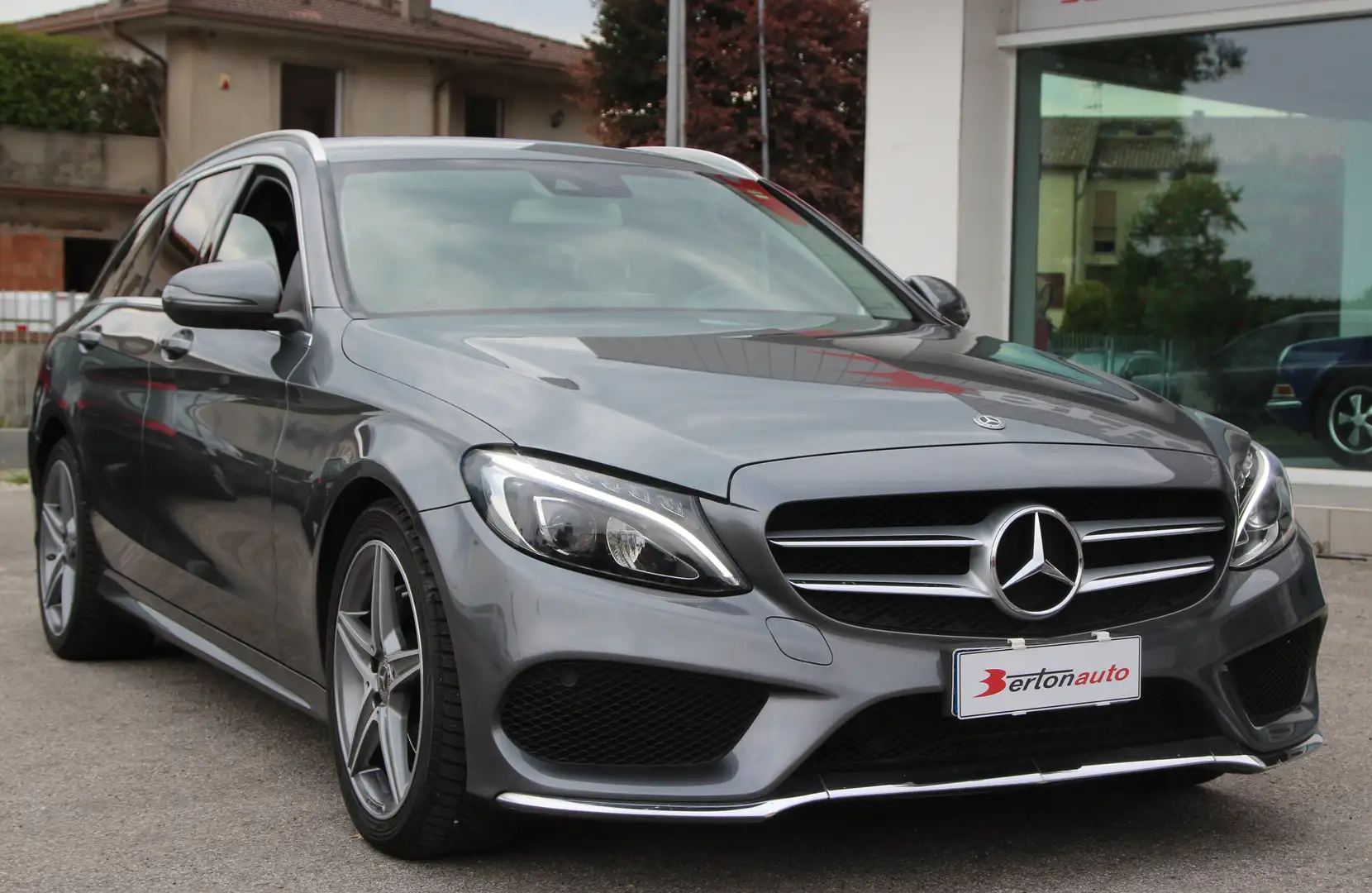 Mercedes-Benz C 200 Classe C-S205 2014 SW SW d (bt) Premium auto Grigio - 2