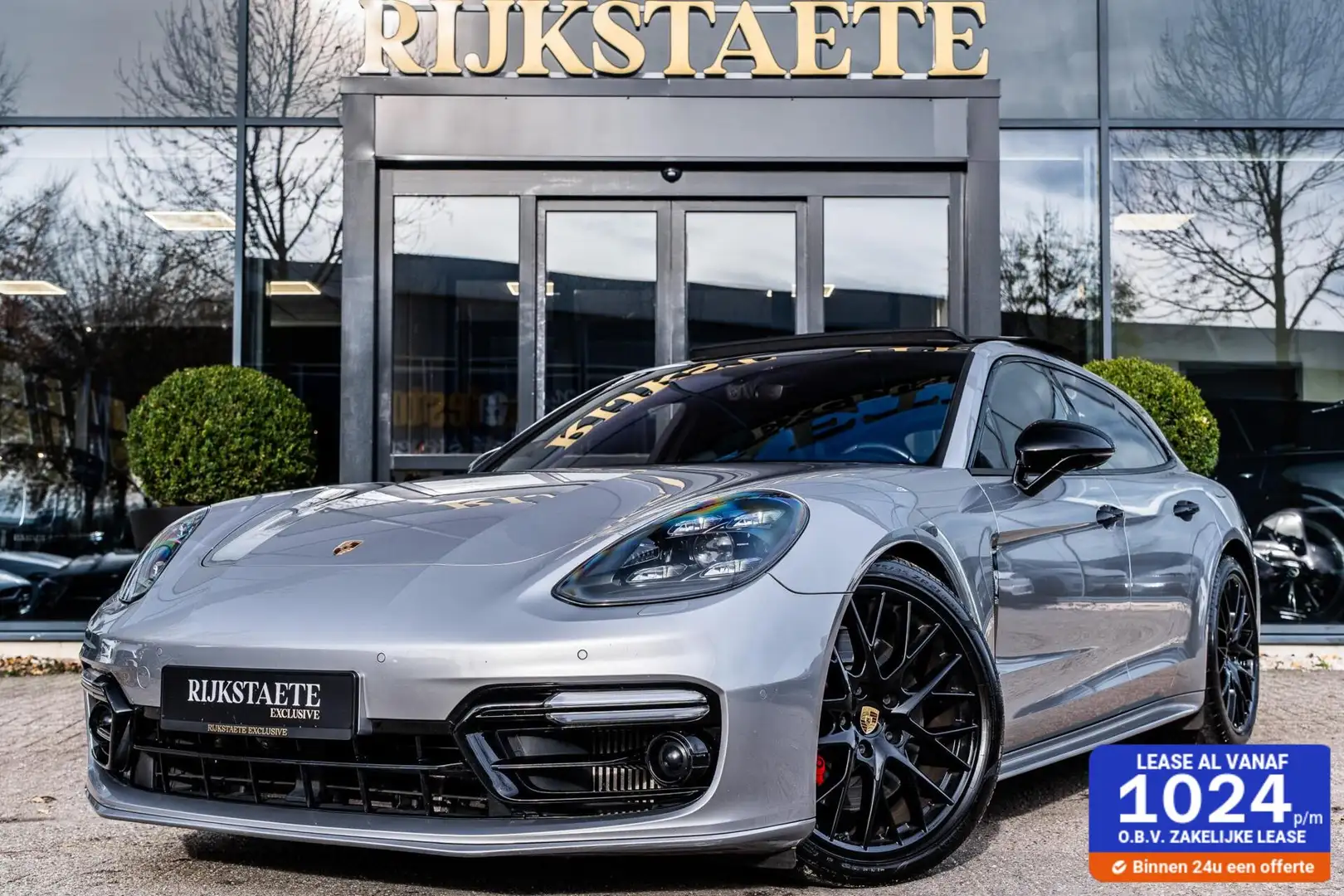 Porsche Panamera Sport Turismo 2.9 4 E-Hybrid|CHRONO|PANO|19 Argent - 1