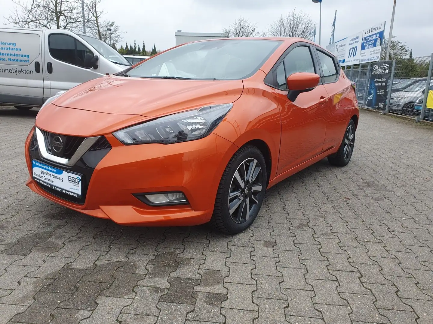 Nissan Micra N-Way KLIMAAUTOMATIK PDC 1-HAND Oranje - 1