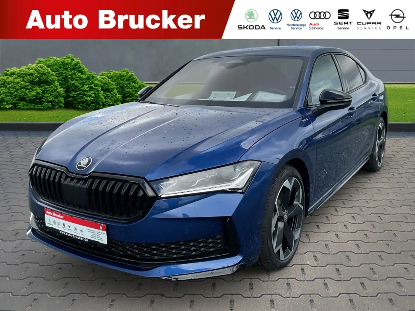 Skoda Superb 2.0 TDI 142 kW 4x4 Sportline+Anhängerkupplung+Navi Albastru - 1