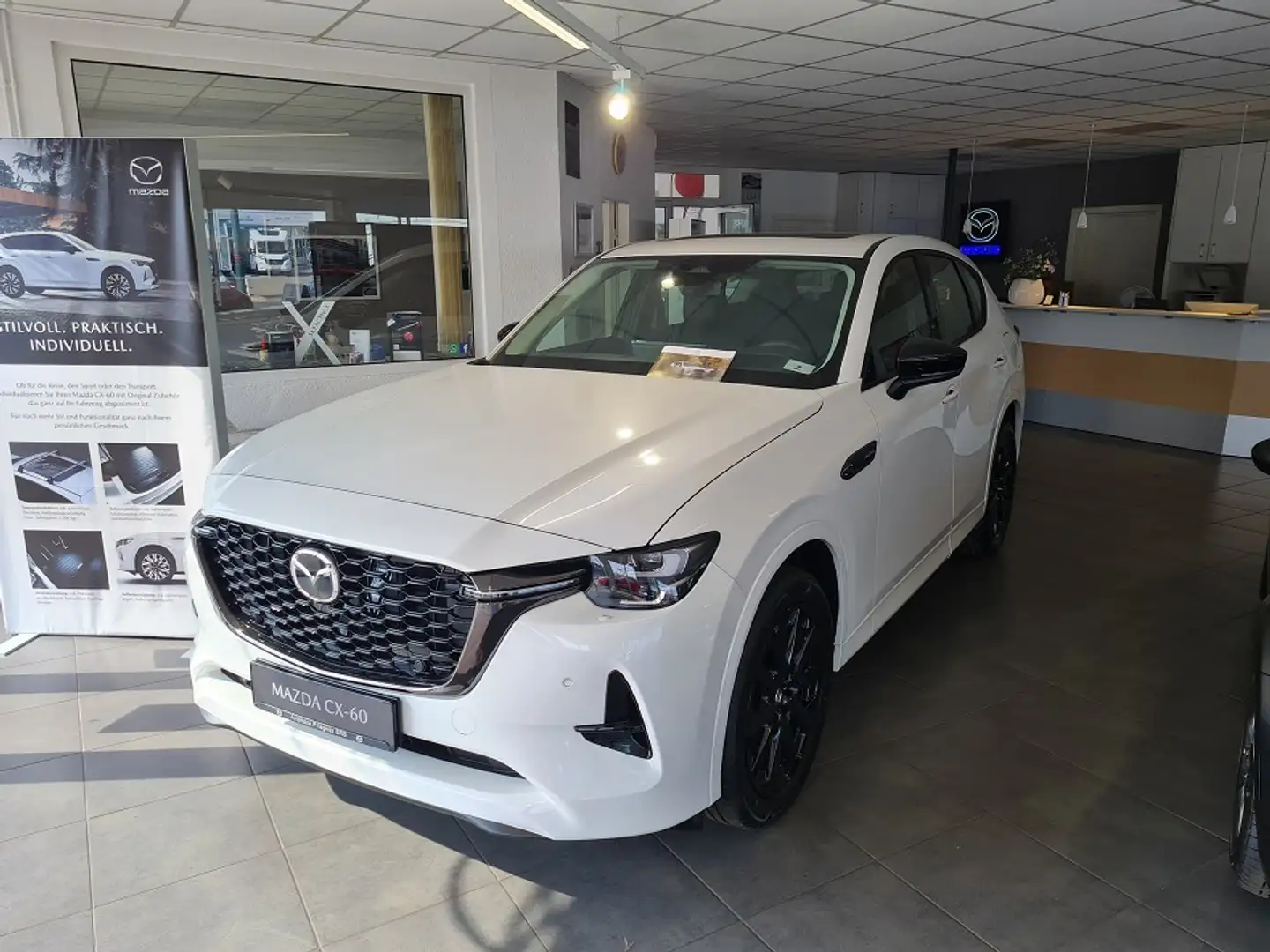 Mazda CX-60 254PS HOMURA P-GSD DA-P PRE-COM-P 3.3 Liter Diesel Weiß - 1