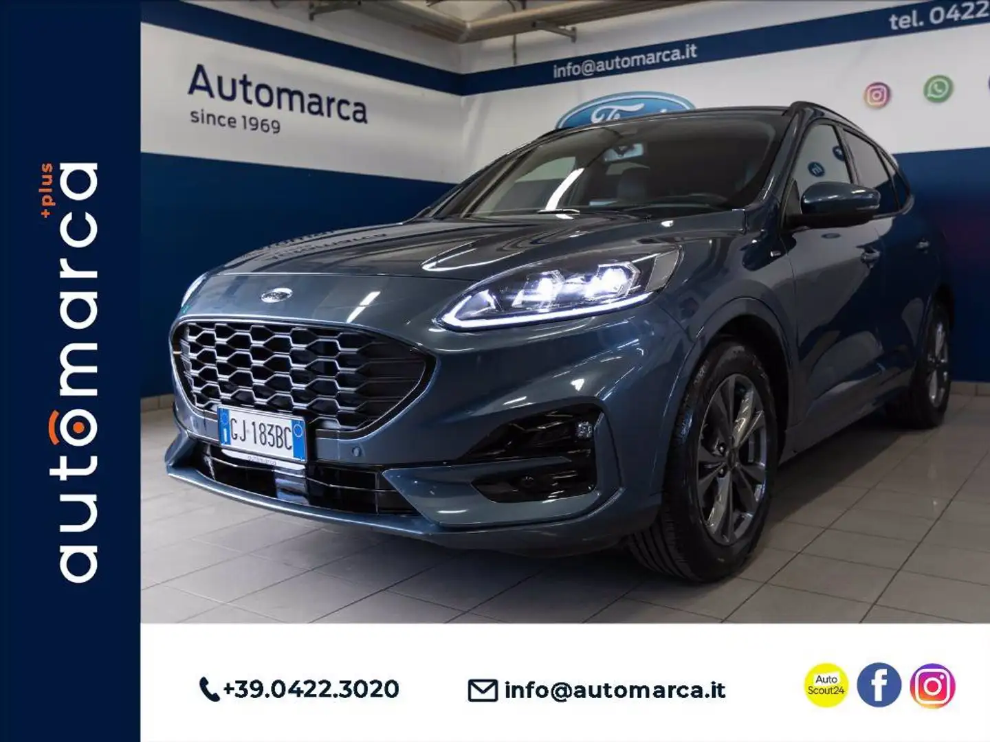 Ford Kuga 1.5 ecoblue ST-Line X 2wd 120cv auto Blu/Azzurro - 1
