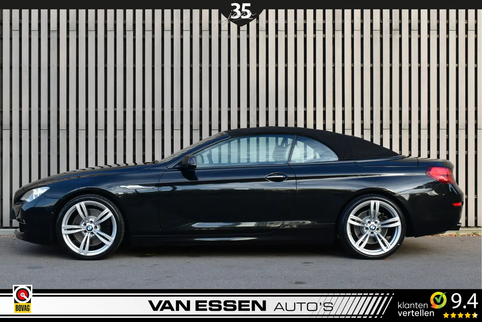BMW 650 6-serie Cabrio 650i High Executive Leder Head-Up N Noir - 2