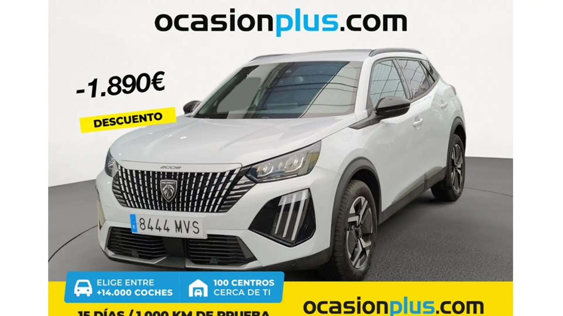 Peugeot 2008 1.2 PureTech S&S Allure EAT8 130 Weiß - 1