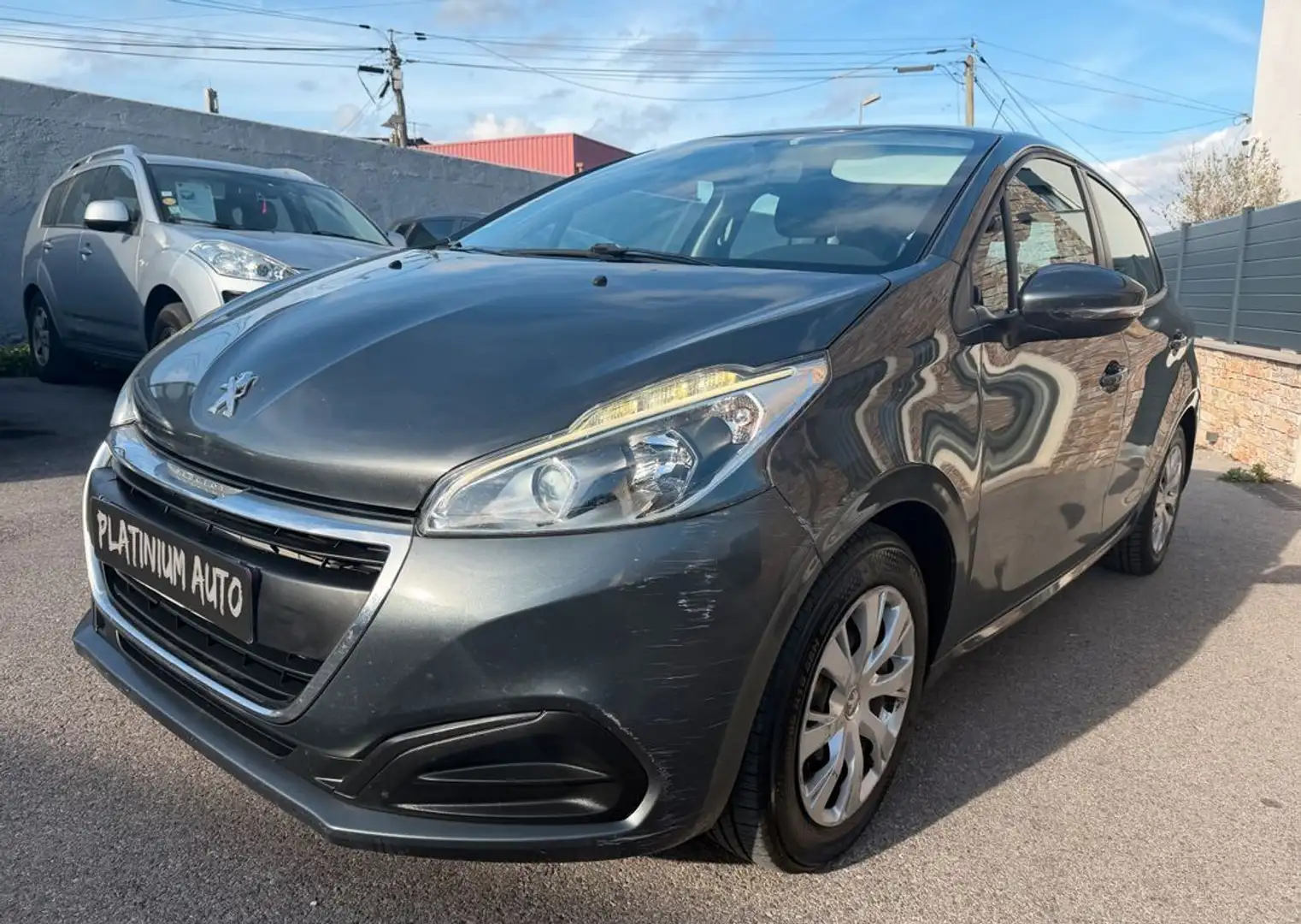 Peugeot 208 (2) 1.6 BlueHdi 75 Active 5P Gris - 2