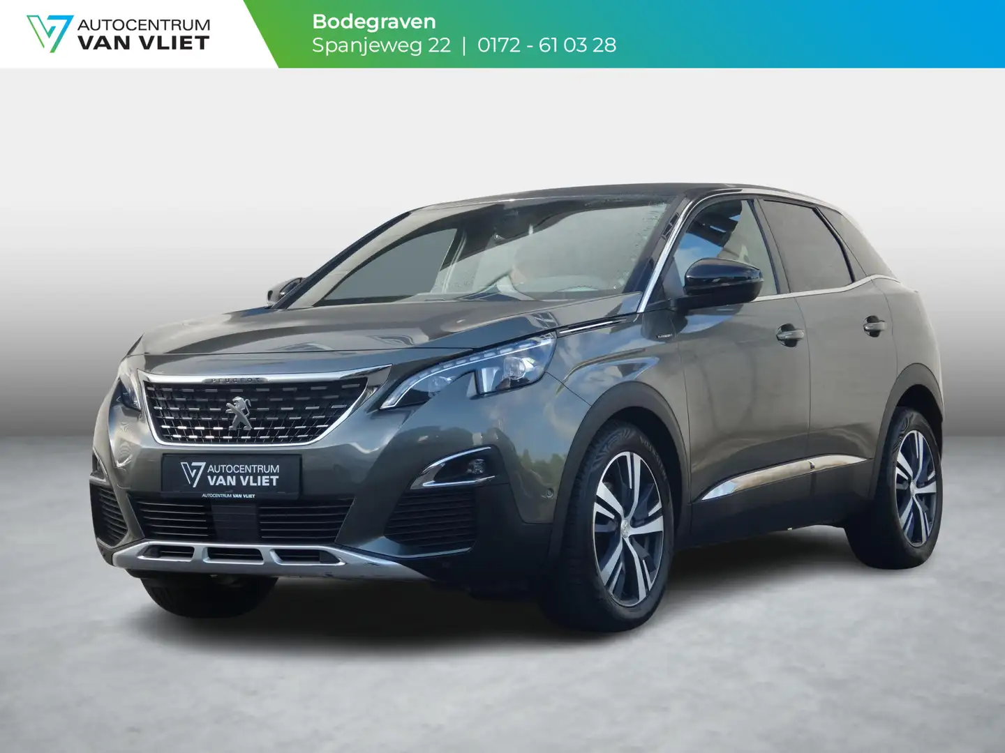 Peugeot 3008 1.6 e-THP GT Line | 1550 KG TREKGEWICHT | LEDEREN Gris - 1