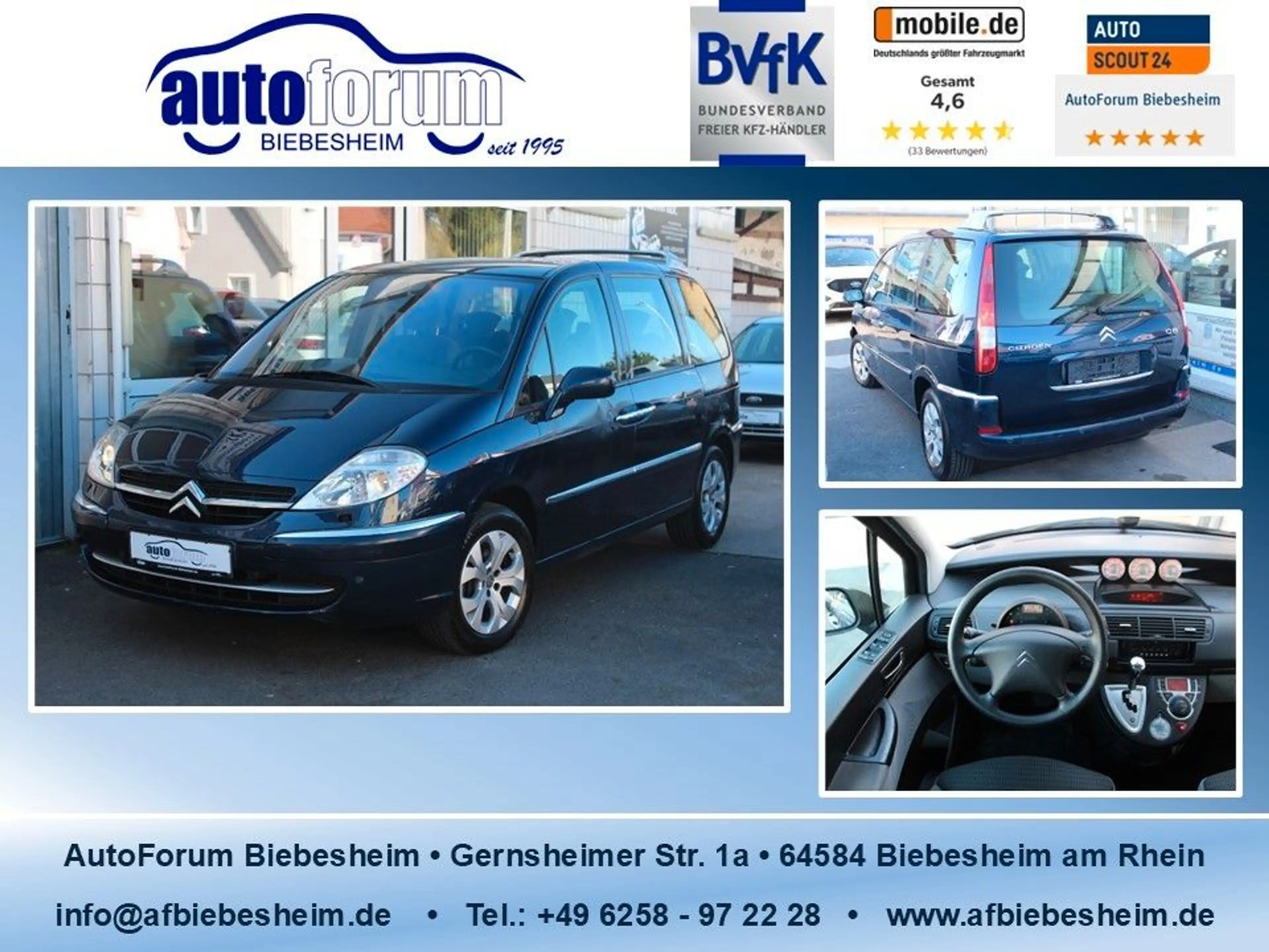 Citroen C8 2.2 HDi Exclusive Sitzheizung*Xenon*1. Hand