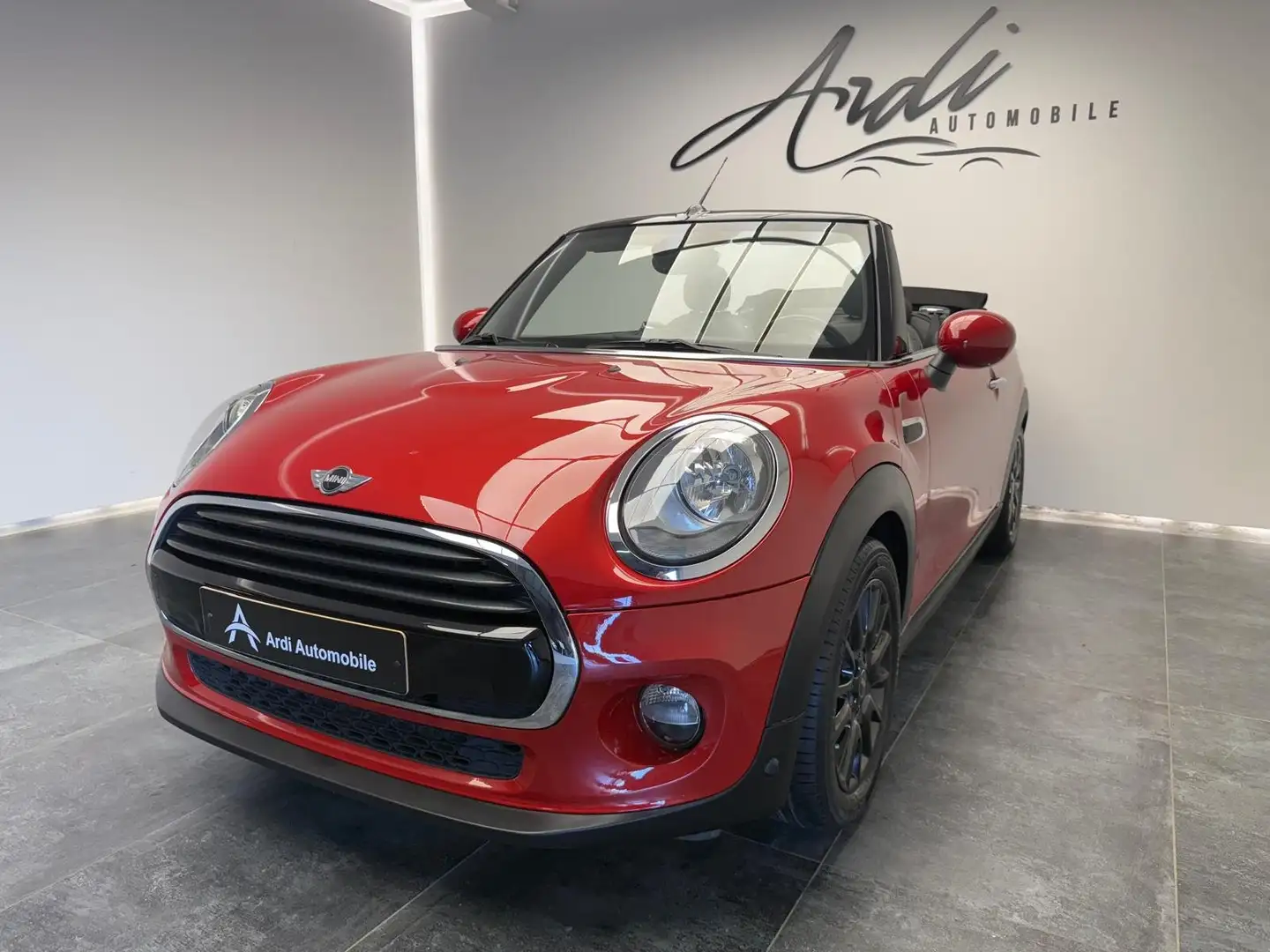 MINI Cooper Cabrio Cabriolet 1.5 *GARANTIE*1ER PROP*GPS*SIEGES CHAUFF Rouge - 1