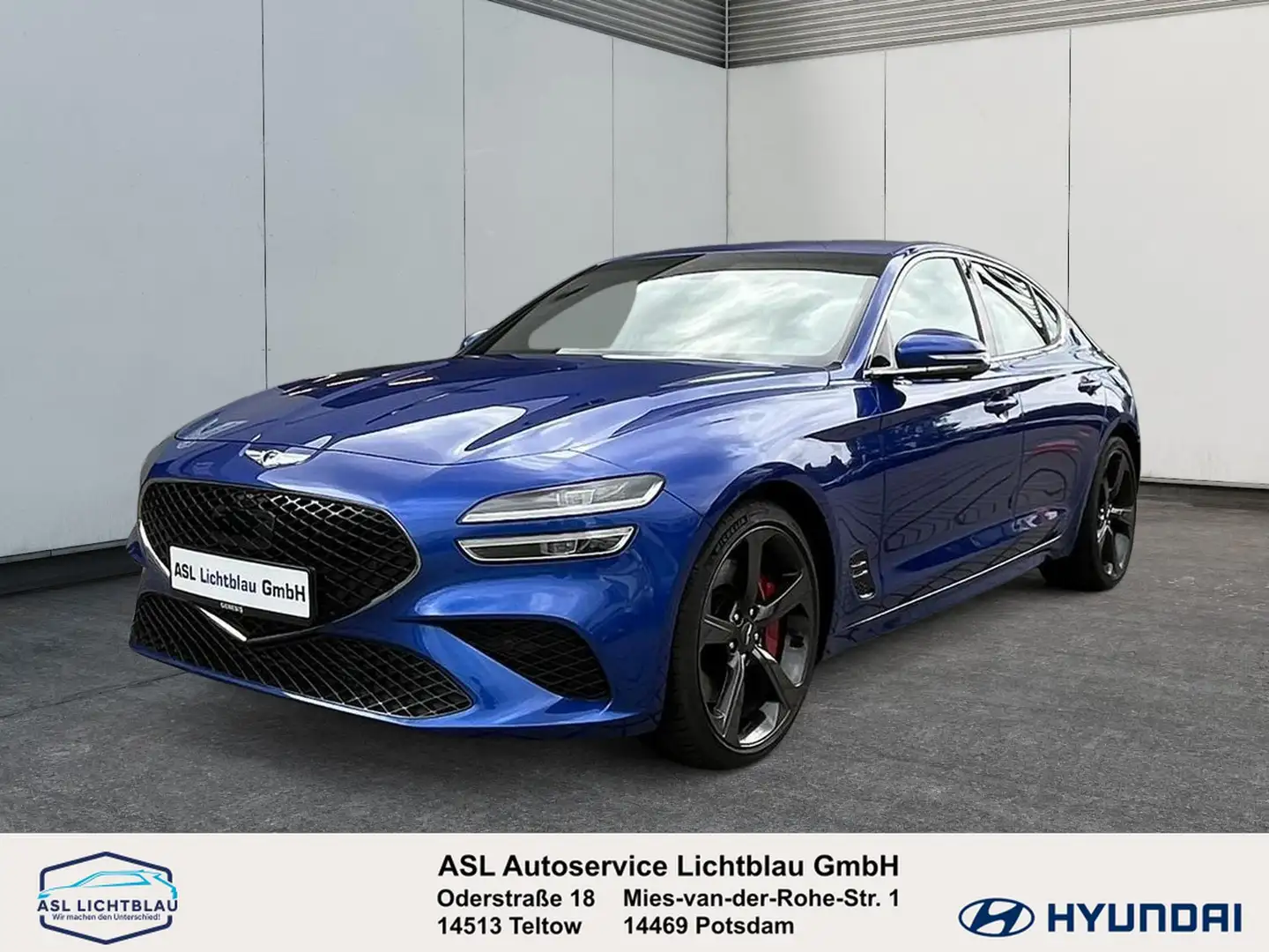 Genesis G70 2.0 T Sport AWD Technik-Paket & Sitz-Paket Komf... Bleu - 1