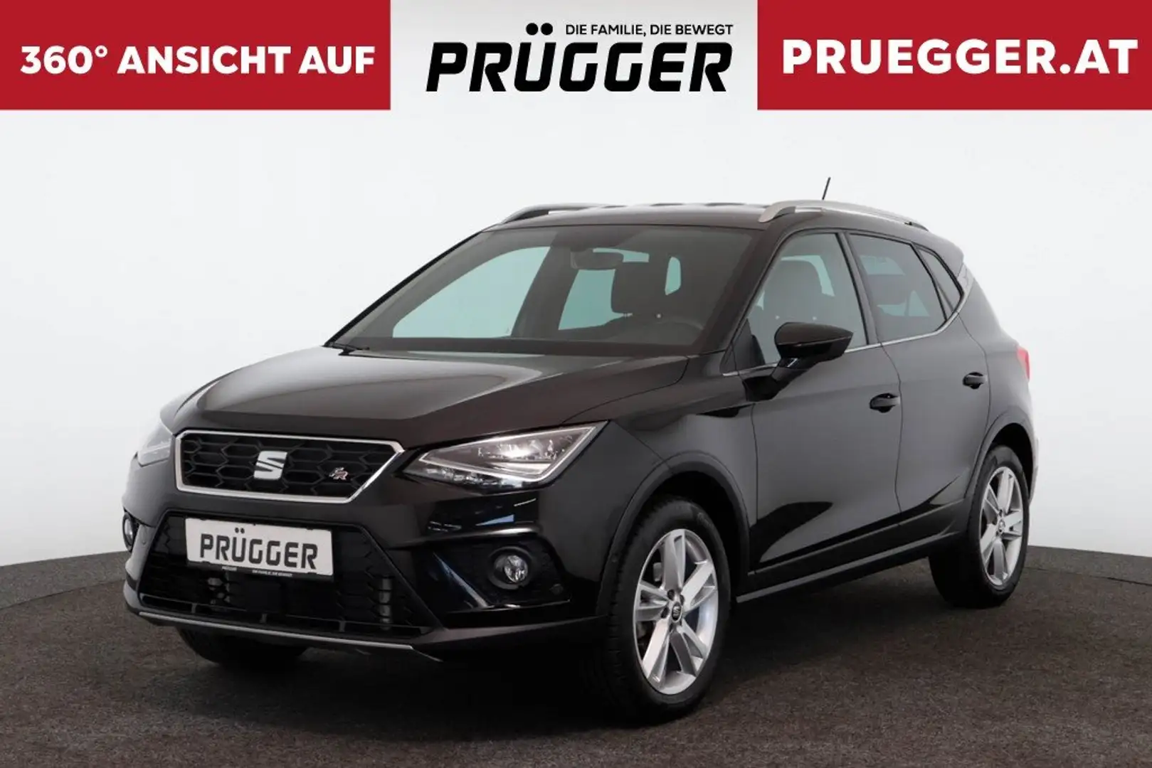 SEAT Arona 1.0 TSI FR Autom SPORTPAKET NAVI LED 17ZOLL Schwarz - 1