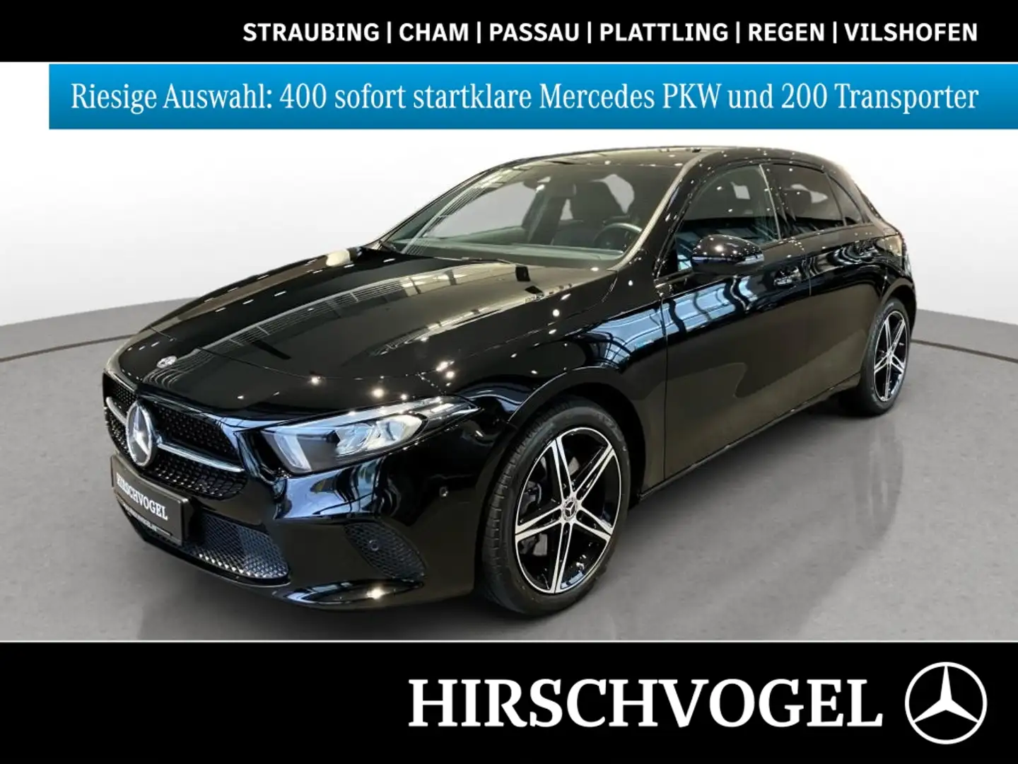 Mercedes-Benz A 250 e Progressive+Night+AHK+MBUX+Navi-Plus+LED Schwarz - 1