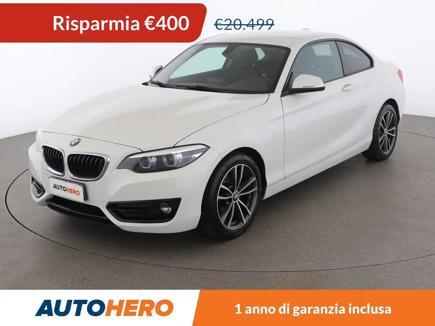 BMW 218 218d Sport Coupé  aut White - 1