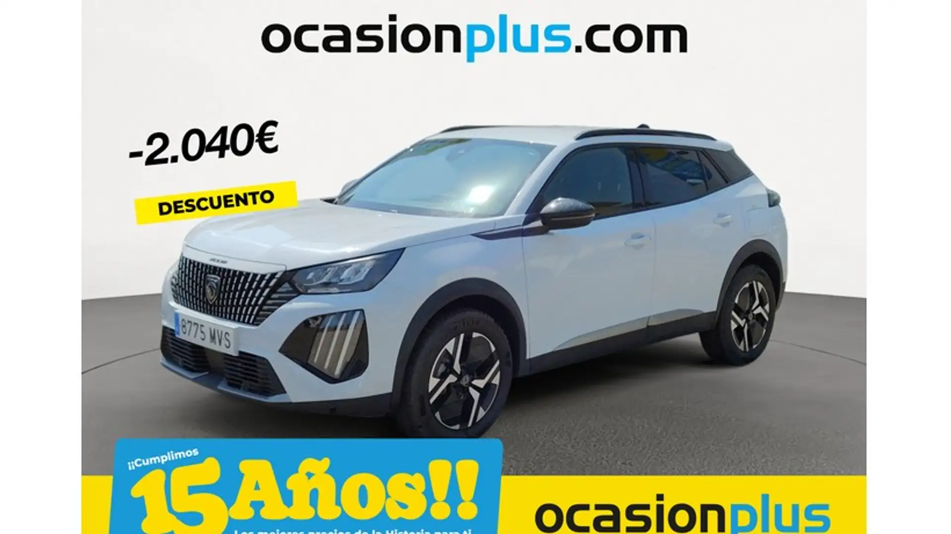 Peugeot 2008 1.2 PureTech S&S Allure EAT8 130 Wit - 1