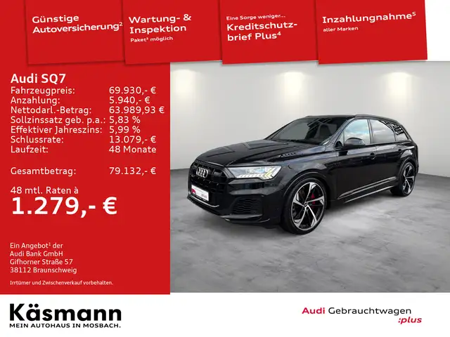 Audi SQ7 TDI qu 7 SITZE HD-MATRIX AHK HUD PANO STDHZ