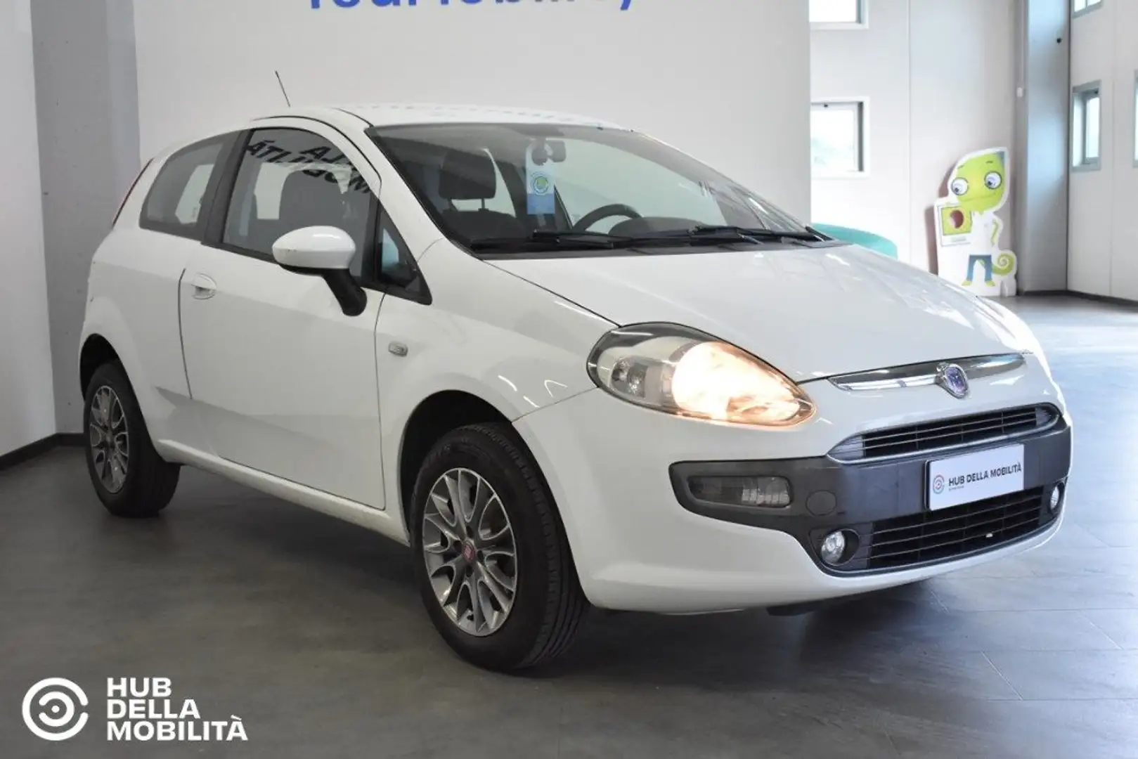 Fiat Punto Evo 1.4 3 porte Active Natural Power Bianco - 2