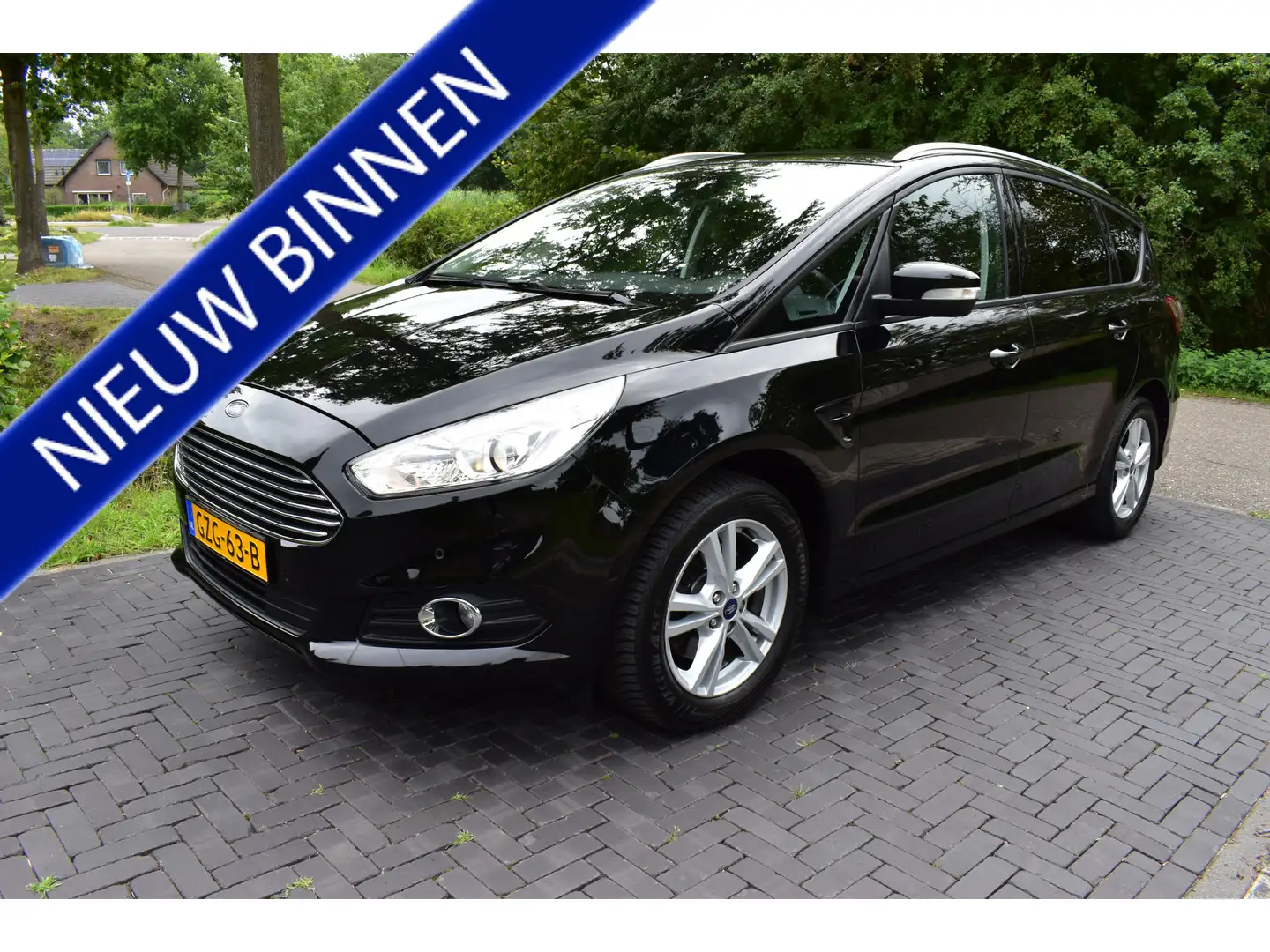 Ford S-Max 1.5 Trend 7- ZITS ZÉÉR RUIM TREKH. NIEUWST! Zwart - 1