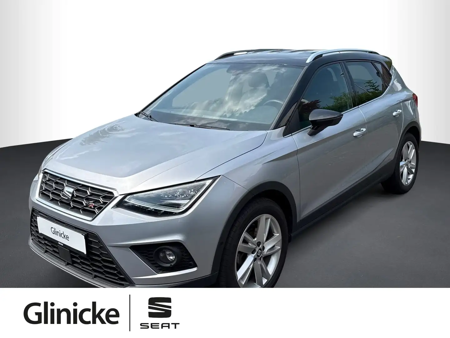SEAT Arona FR 1.0 TGI LED, NAVI, RFK ,SHZ Silber - 1