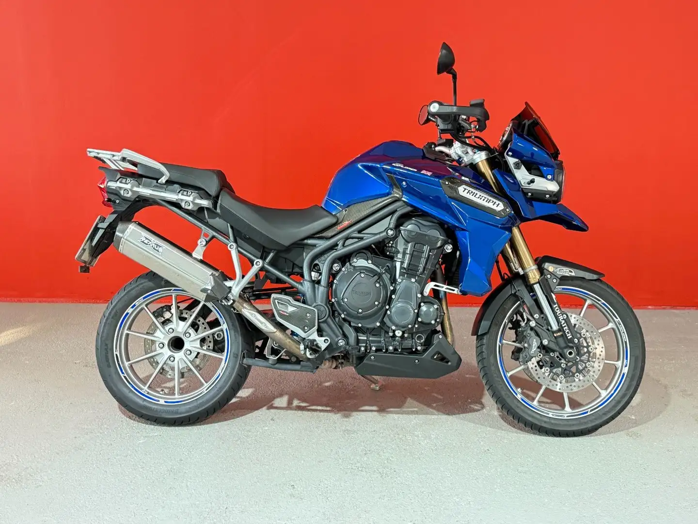 Triumph Tiger Explorer 1200 Carbon Remus 2.Hand Bleu - 2
