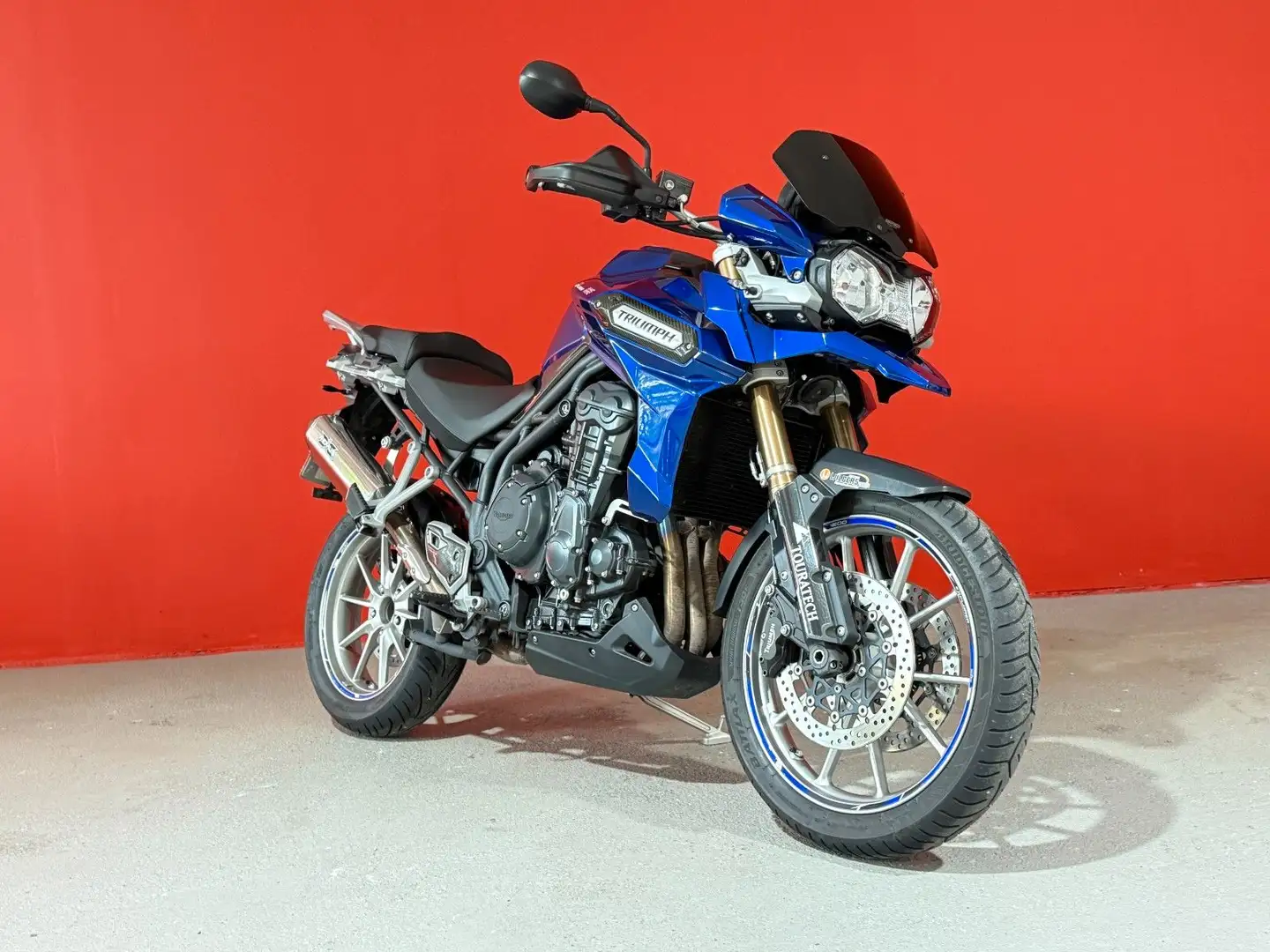 Triumph Tiger Explorer 1200 Carbon Remus 2.Hand Bleu - 1