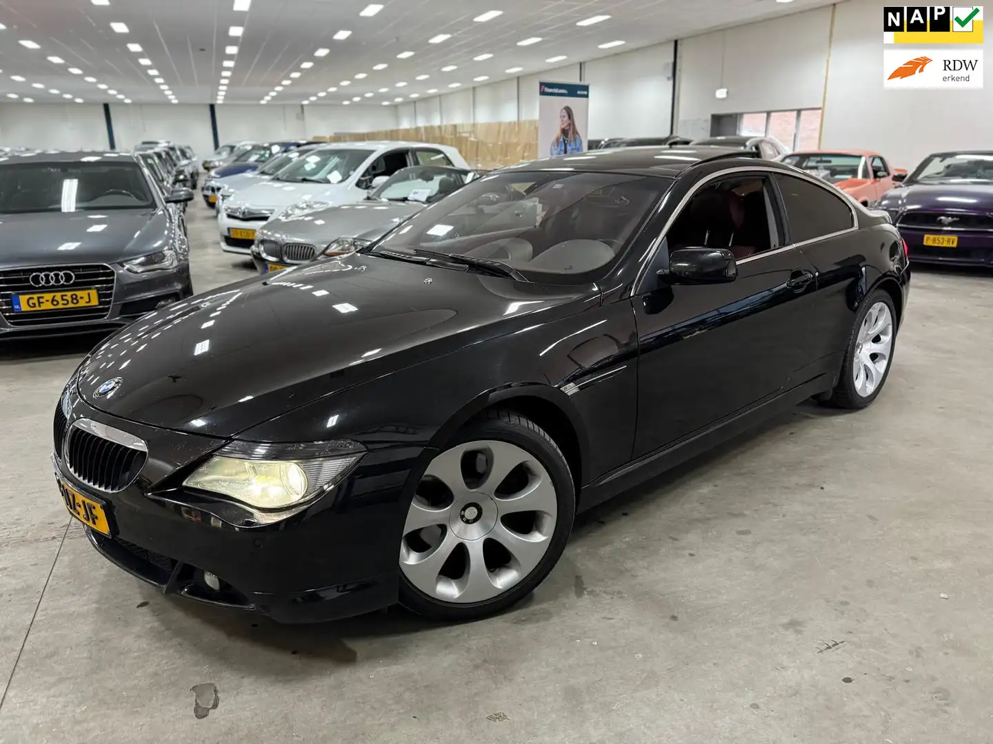 BMW 645 6-serie 645Ci S / PANORAMADAK / COMPLEET DEALER ON Negru - 1