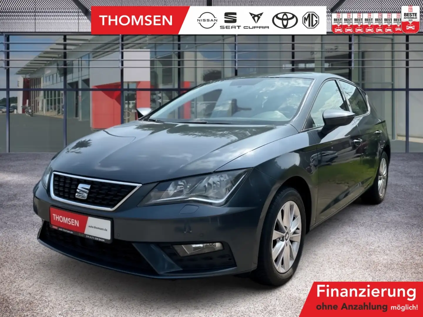 SEAT Leon 1.5 TSI Style Navi Winterp. PDC SHZ LM Grijs - 1