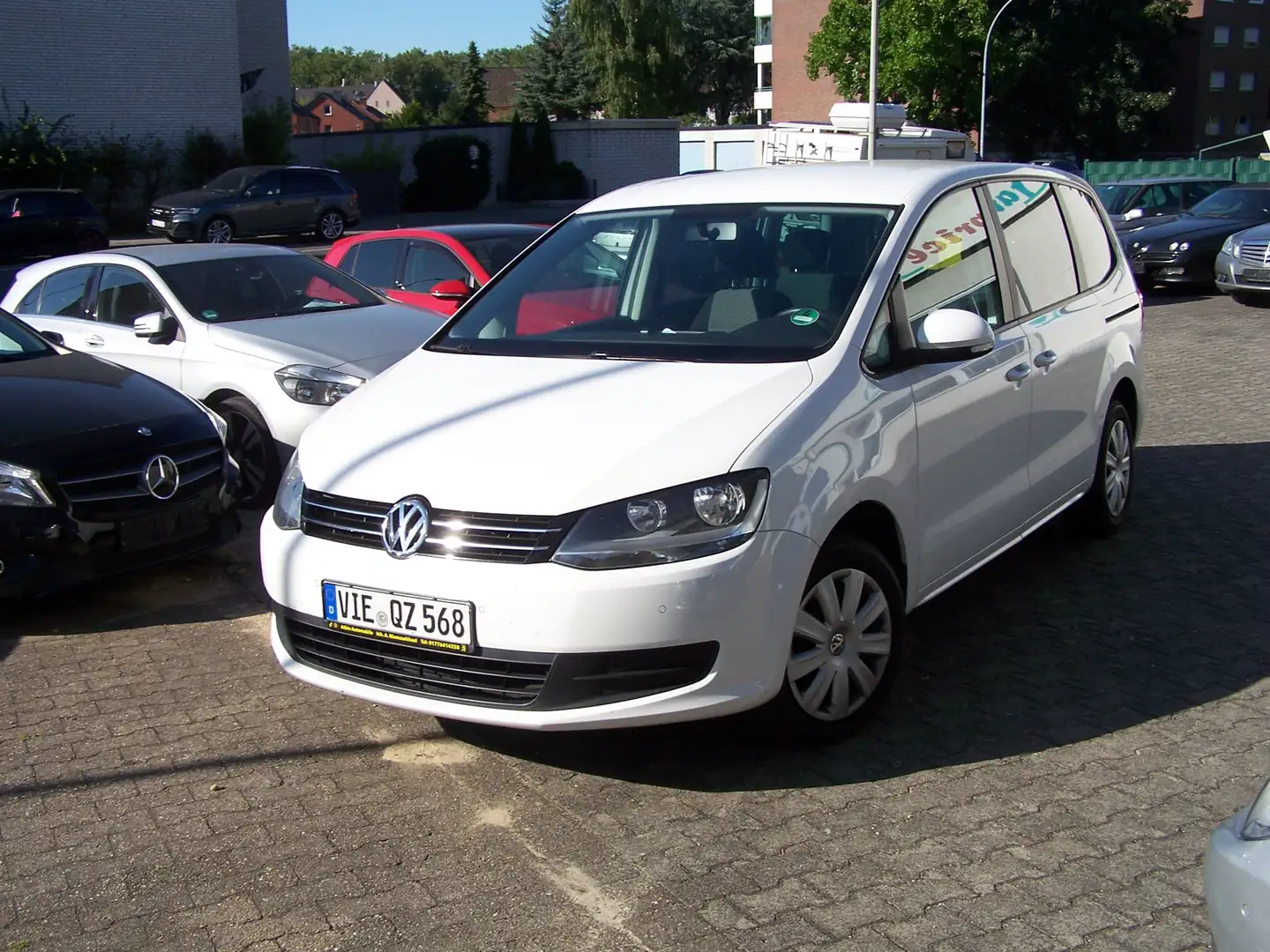 Volkswagen Sharan Trendline BMT Biały - 1