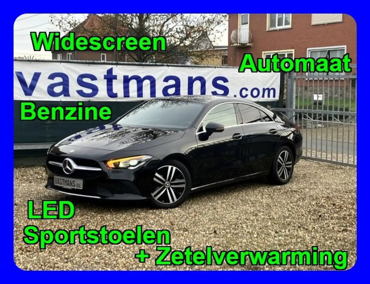 Mercedes-Benz CLA 180 Progressive / Benzine / LED / Widescreen / H Leder Noir - 1