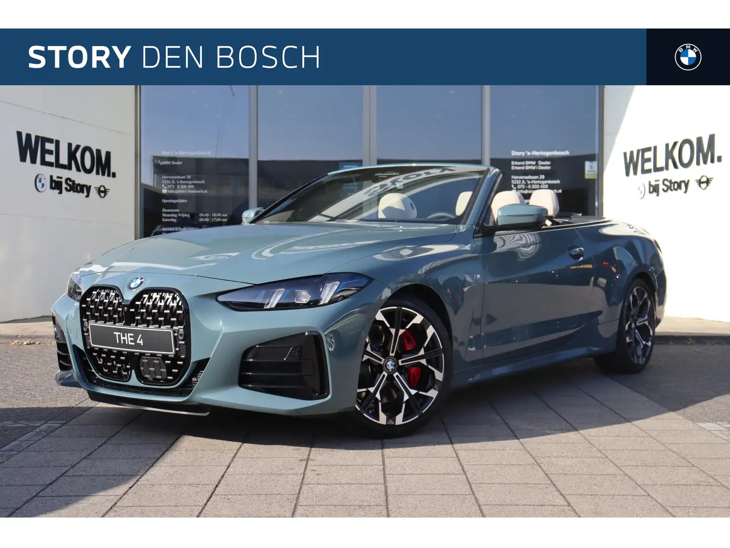 BMW 420 4 Serie 420i High Executive M Sport Automaat / Air Groen - 1