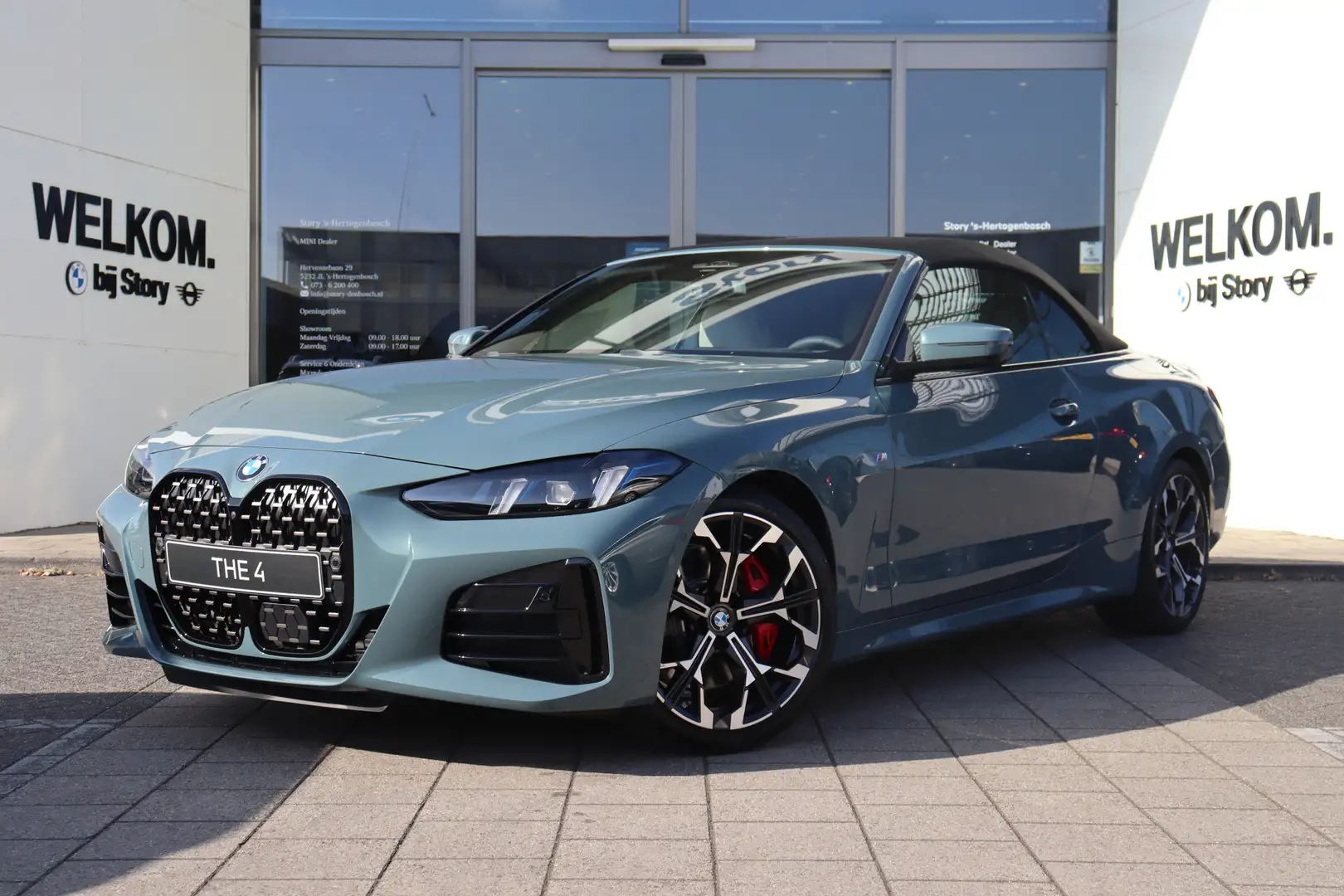 BMW 420 4 Serie 420i High Executive M Sport Automaat / Air Groen - 2
