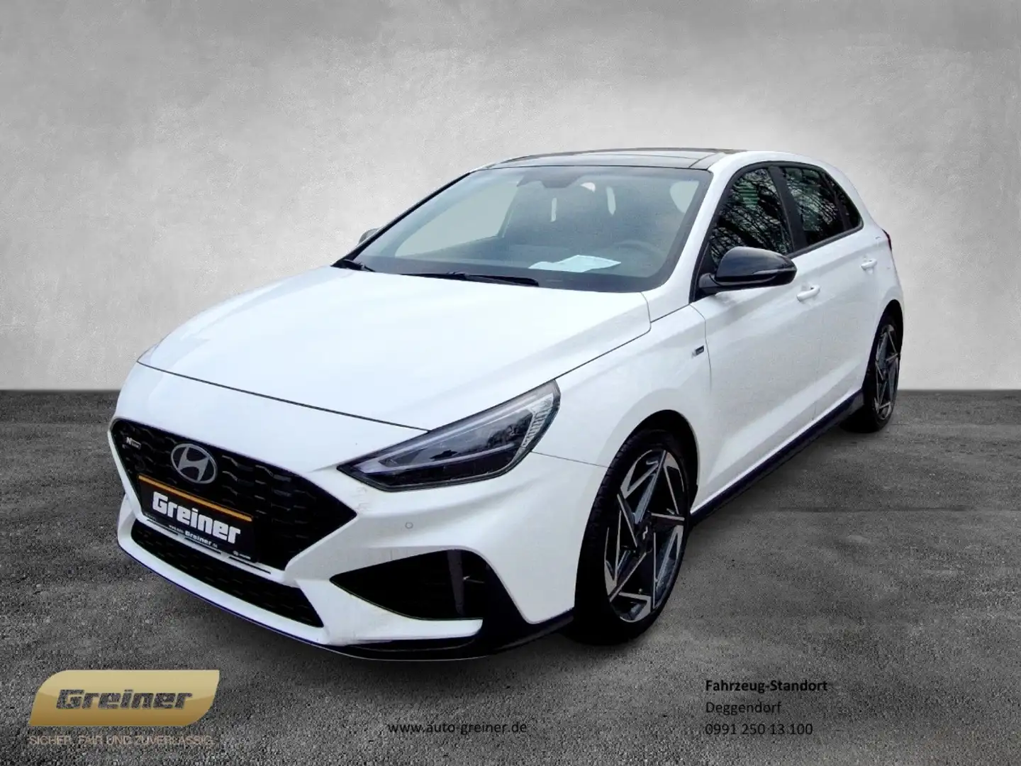Hyundai i30 1.5 T-GDI 48V N Line PANO|KAMERA|NAVI Weiß - 1