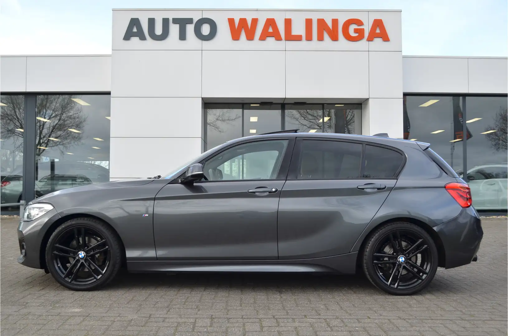BMW 120 1-serie 120i M Sport Schuif/-kanteldak | Harman Ka Šedá - 2