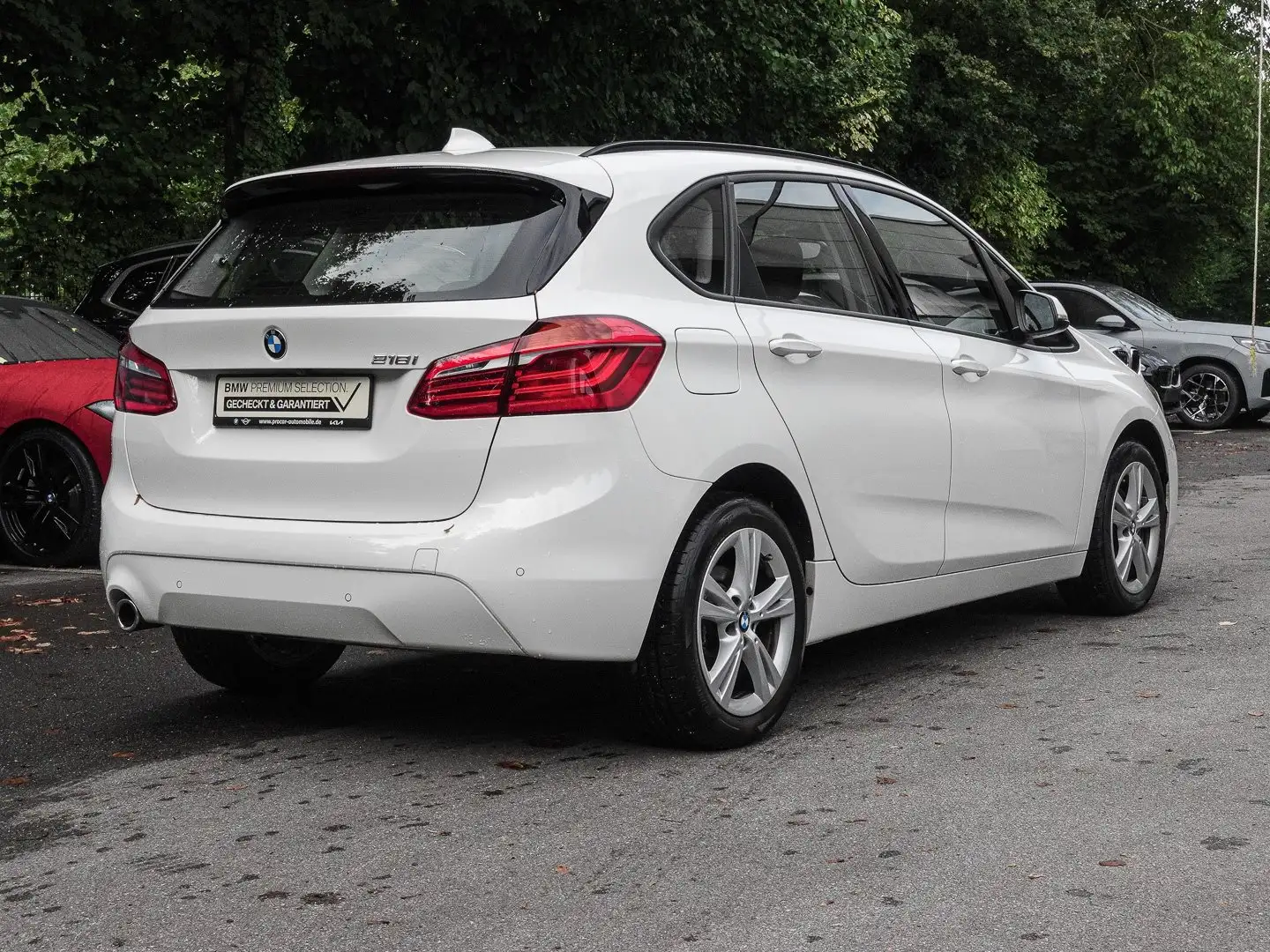 BMW 218 i AHK,RFK,LHZ,SHZ,LED,NAV, Bianco - 2